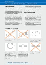 VOKA LAN – PLANUNGS- UND INSTALLATIONSHINWEISE