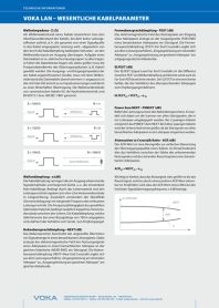 VOKA LAN – WESENTLICHE KABELPARAMETER