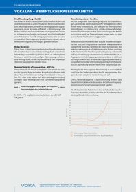 VOKA LAN – WESENTLICHE KABELPARAMETER